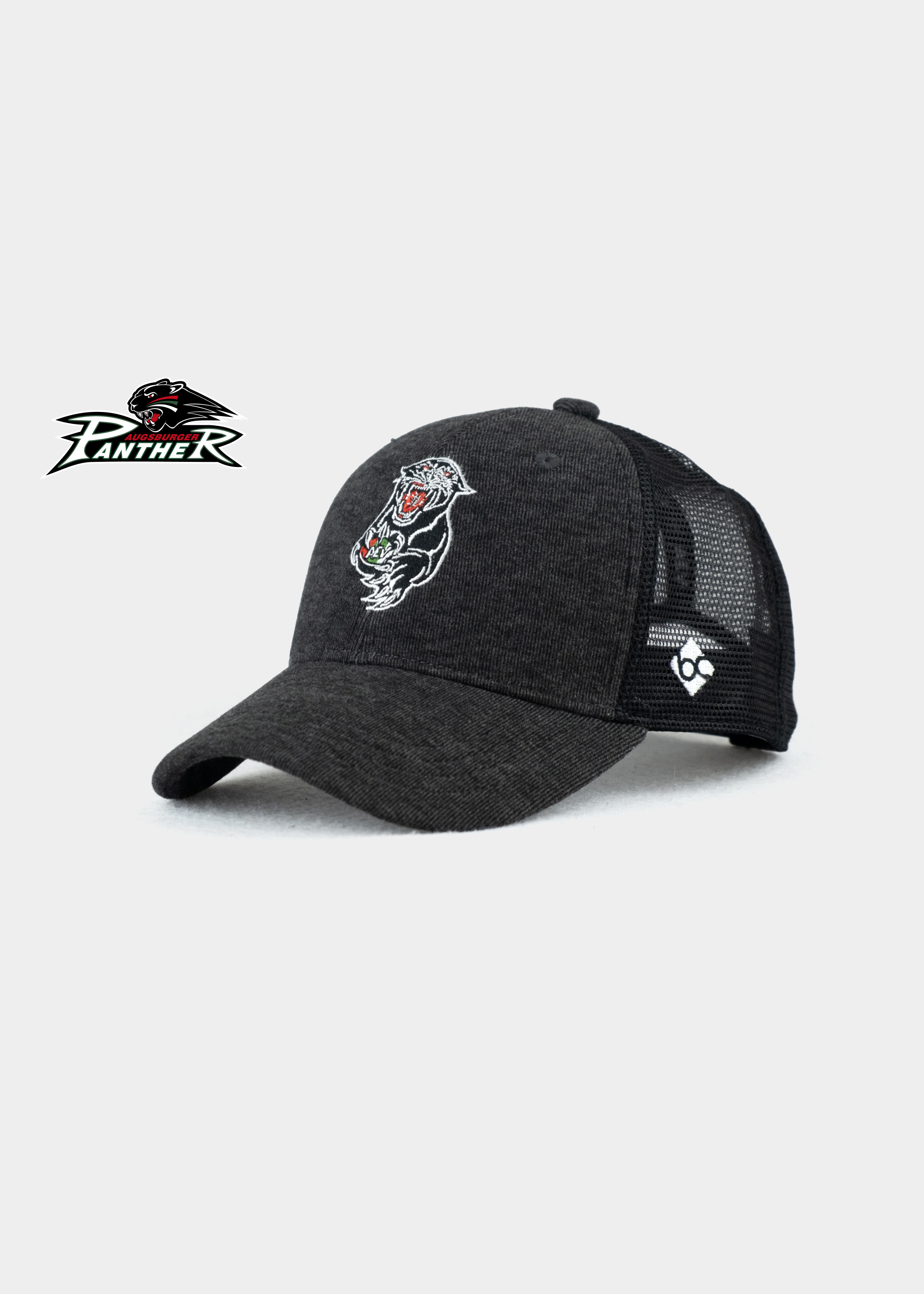Black branded cap outlet